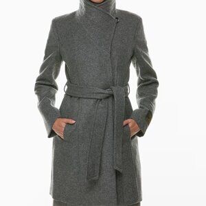 Babaton The Connor Coat Size M Heather Charcoal